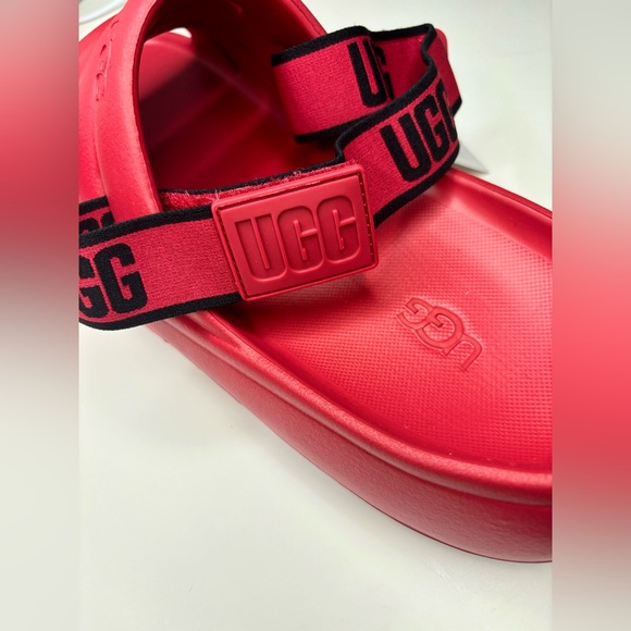UGG RED MENS SPORT SLIDES NWT IN BOX SZ US10 - Picture 3 of 9